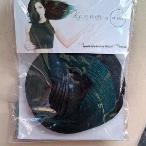 BELLAMI Kylie Hair Kouture Extensions - Black and Green